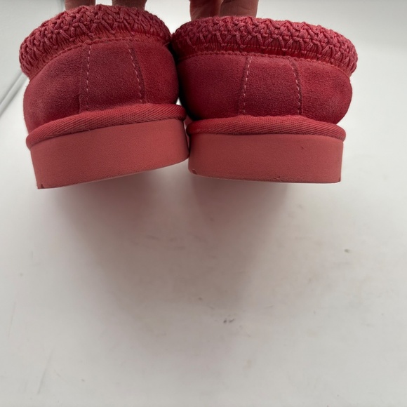 Ugg Australia Tasman Pink Shearling Lined Comfort Slippers Size 8 - Picture 14 of 15